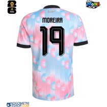 Moški Nogometni dresi Belgija Diego Moreira #19 Gostujoči SP 2026 Kratek Rokav